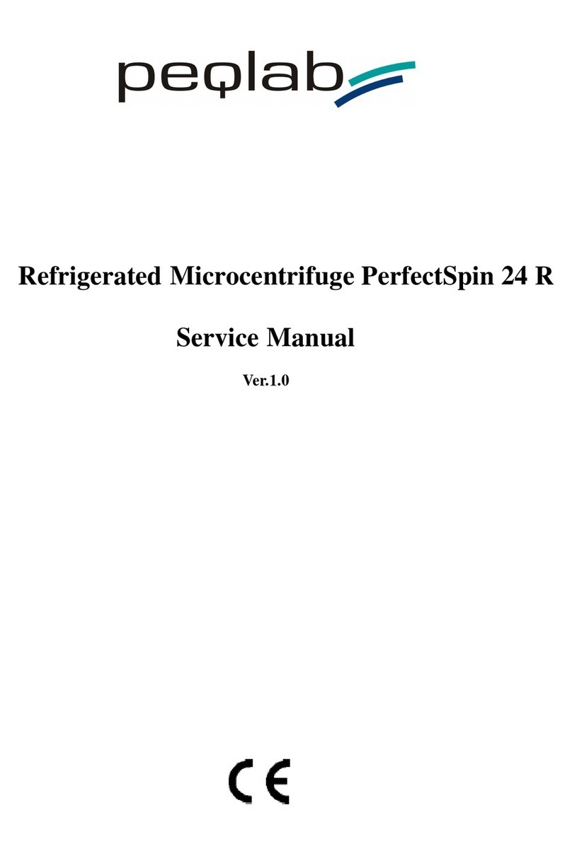 Peqlab PerfectSpin 24 R Service manual