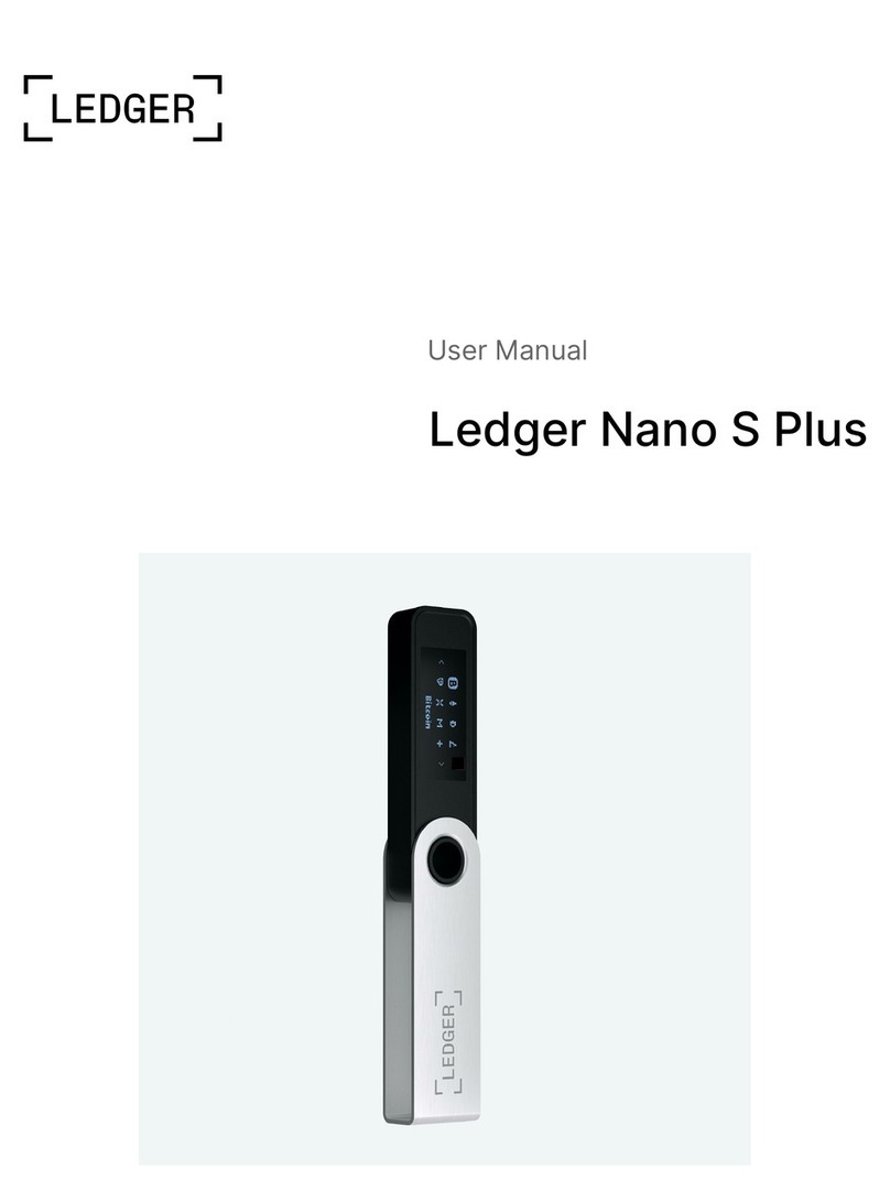 Ledger Nano S Plus User manual