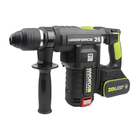 Worx Professional WU398 instructions