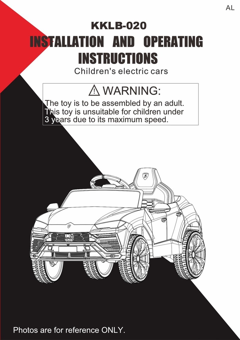Kool Karz Playground KKLB-020 Installation and operating instructions Kool Karz Playground KKLB-020 Installation and operating instructions