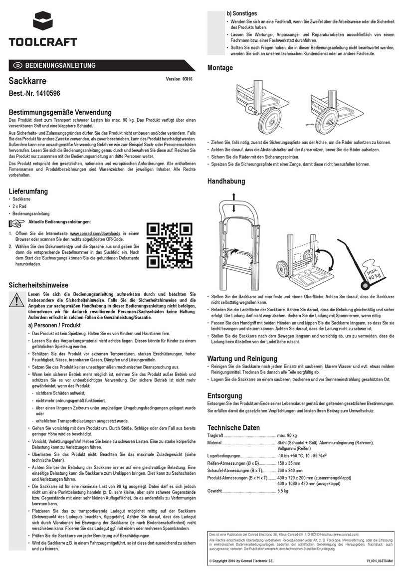TOOLCRAFT 1410596 User manual