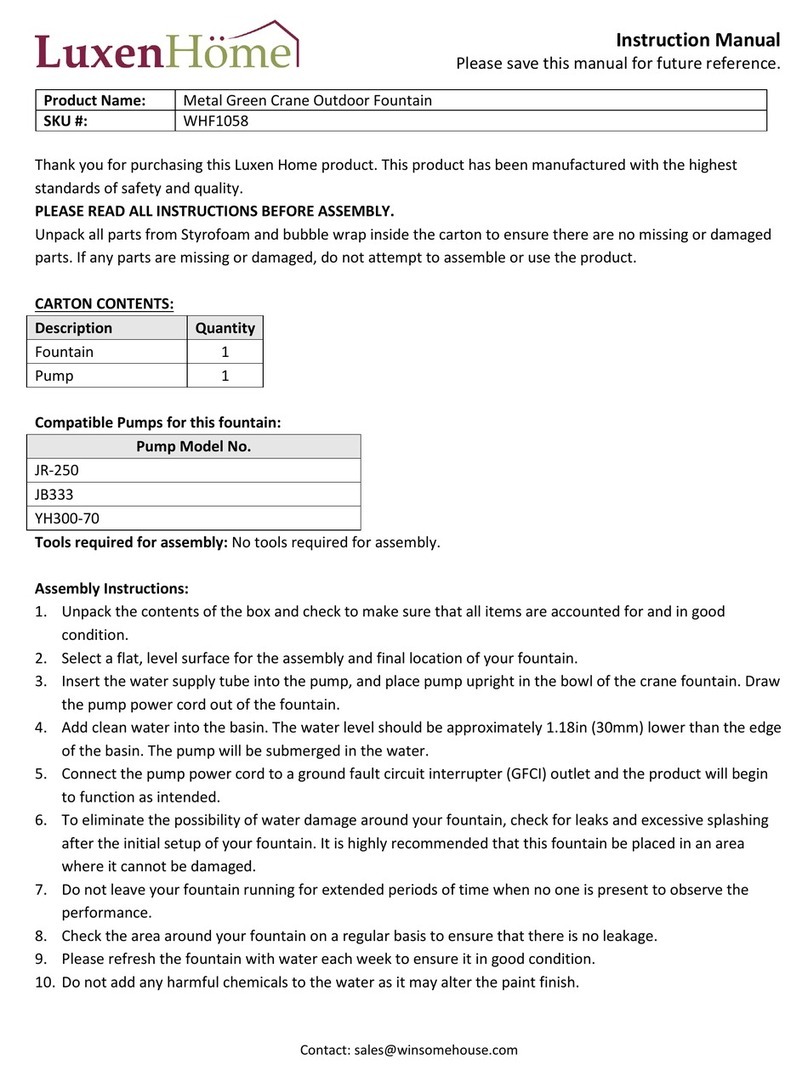 LuxenHome WHF1058 User manual