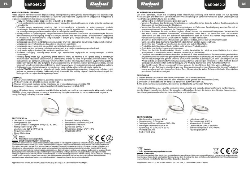 Rebel NAR0462-2 quick guide