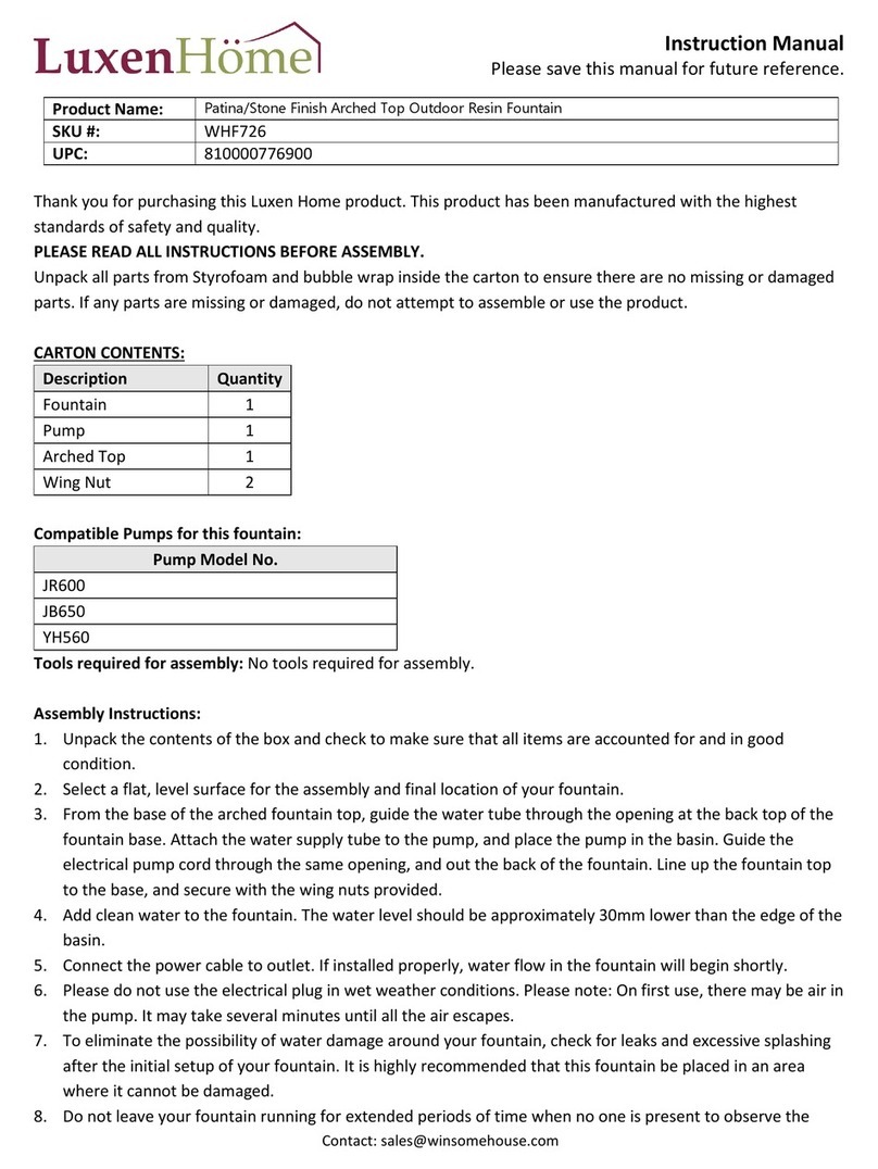 LuxenHome WHF726 User manual LuxenHome WHF726 User manual