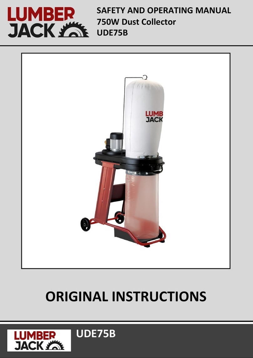 Lumberjack UDE75B Safety and operating manual