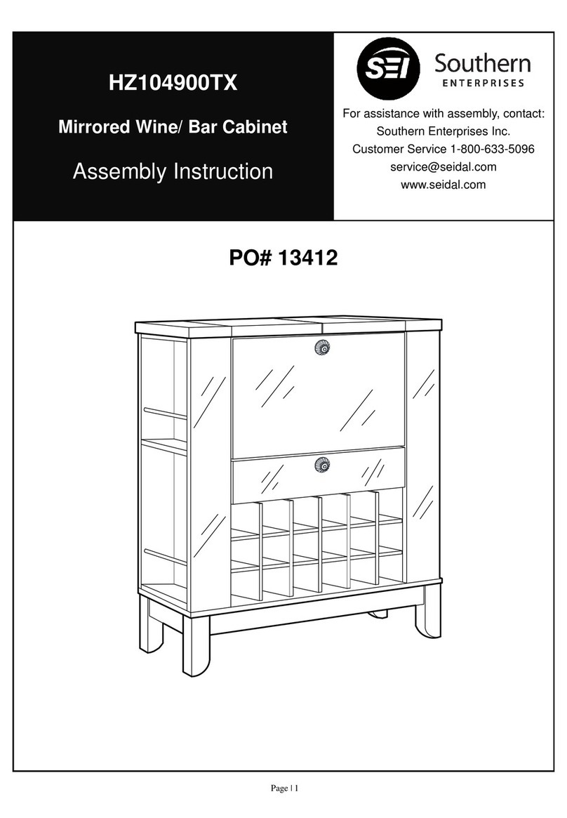 Southern Enterprises HZ104900TX Assembly instruction Southern Enterprises HZ104900TX Assembly instruction