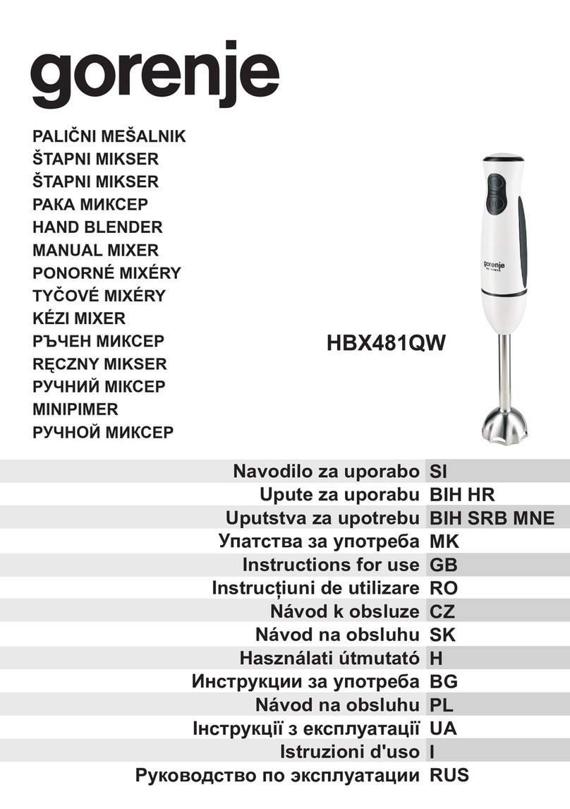 Gorenje HBX481QW User manual