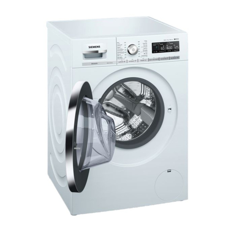 Siemens WM16W5H0GC Instruction manual and installation instructions