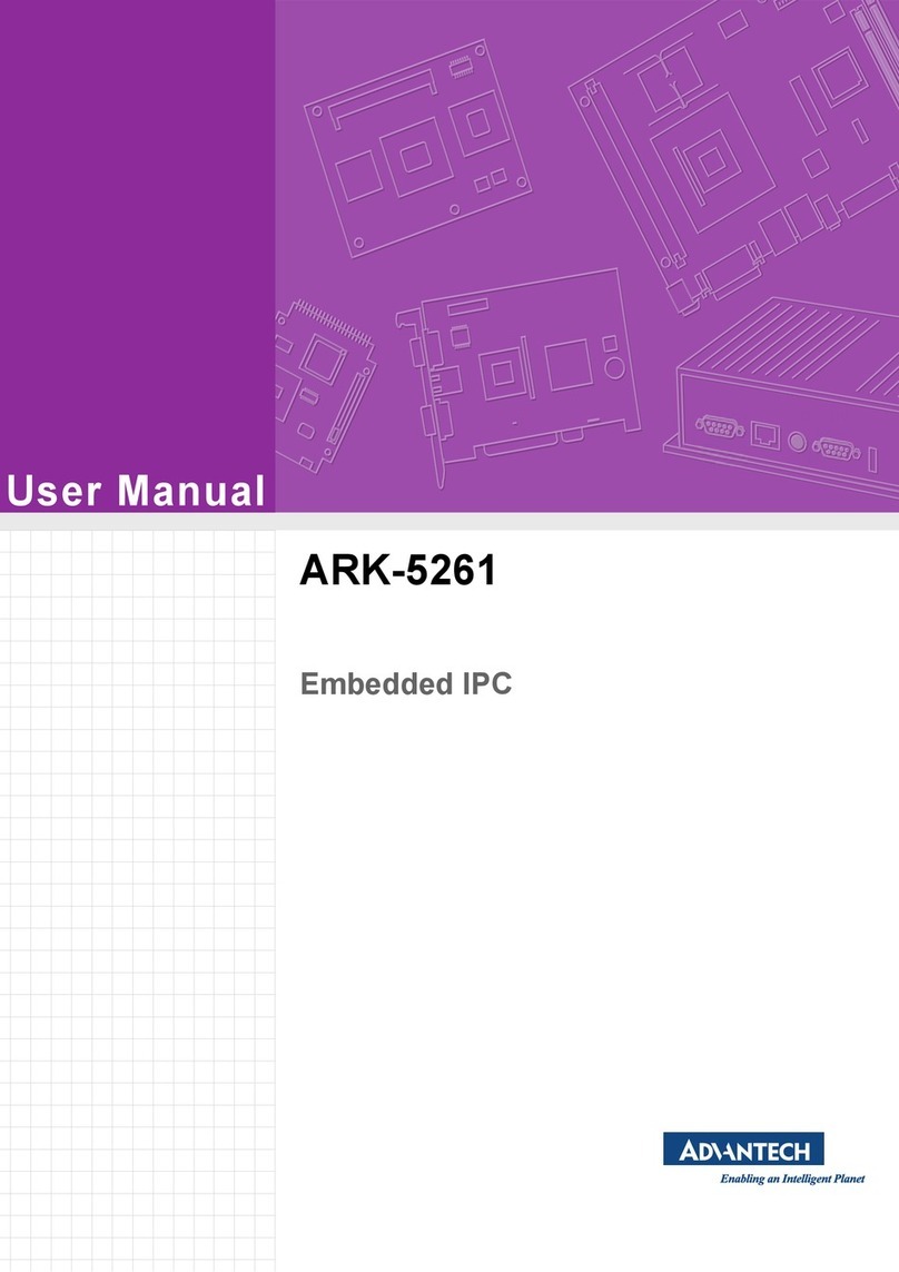 Advantech ARK-5261 User manual