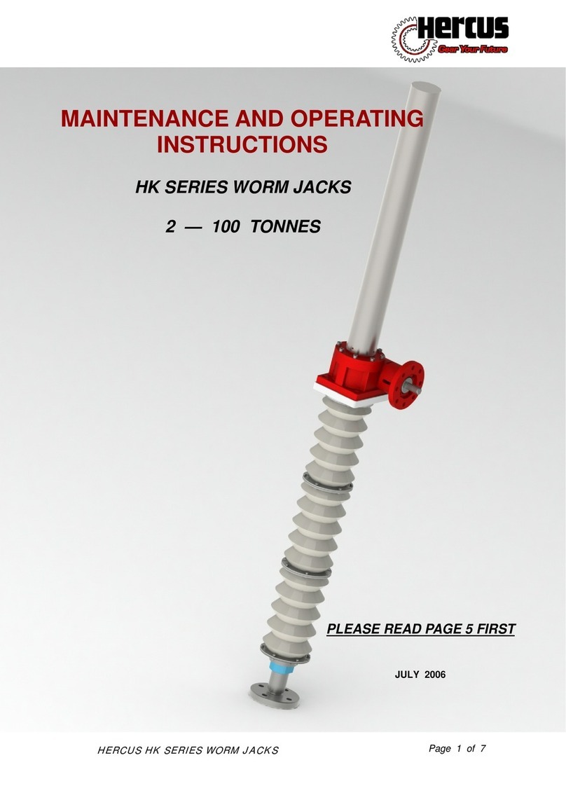 Hercus HK Series Maintenance and operating instructions Hercus HK Series Maintenance and operating instructions