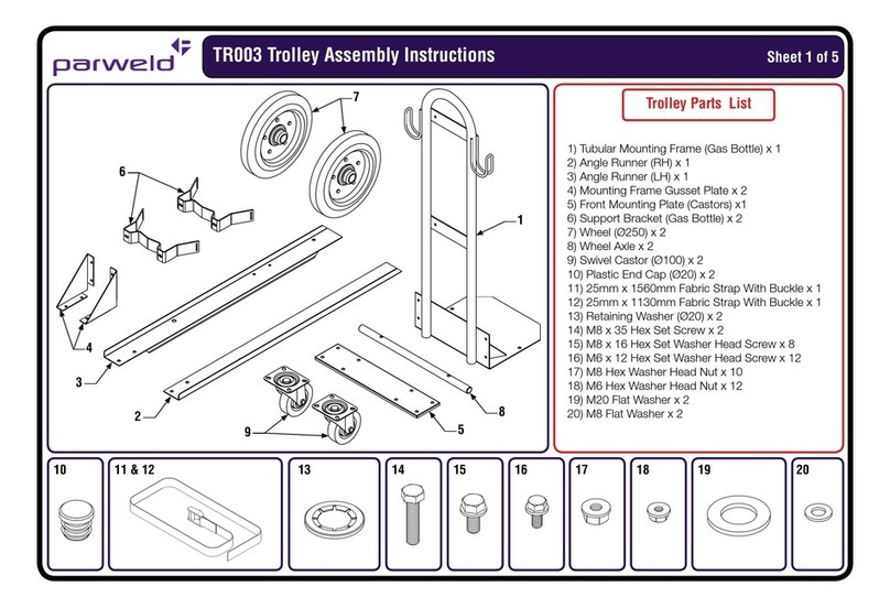 Parweld TR003 Assembly instructions