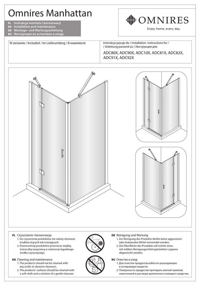 Omnires Manhattan ADC80X User manual