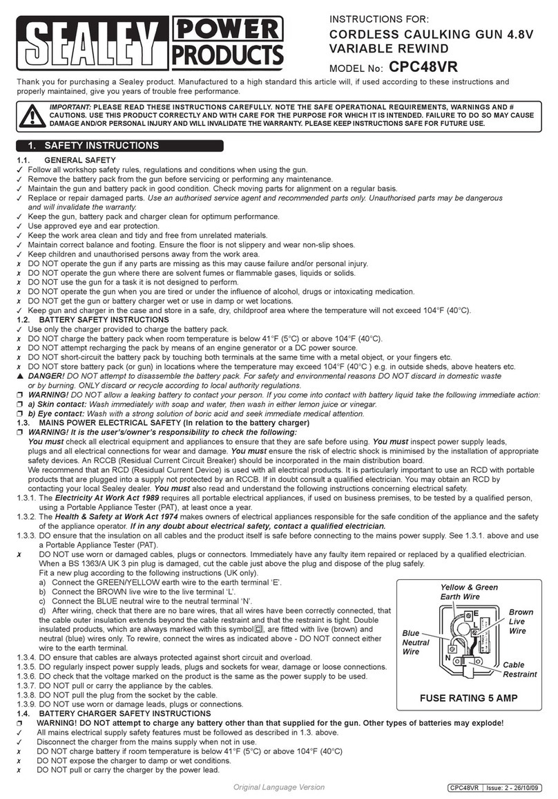 Sealey CPC48VR User manual