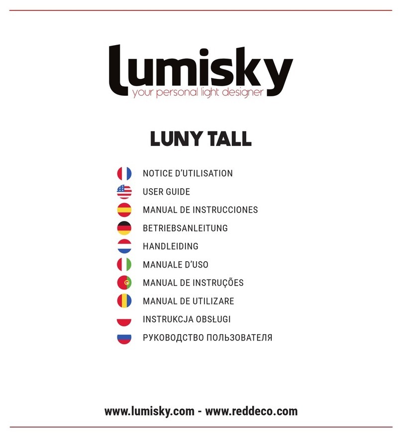 Lumisky LUNY TALL user guide