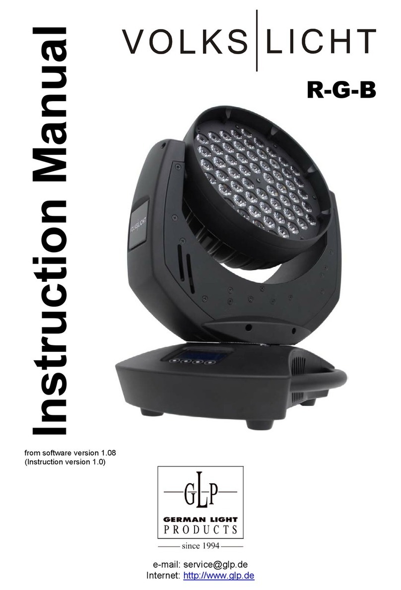 GLP VOLKSLICHT R-G-B User manual