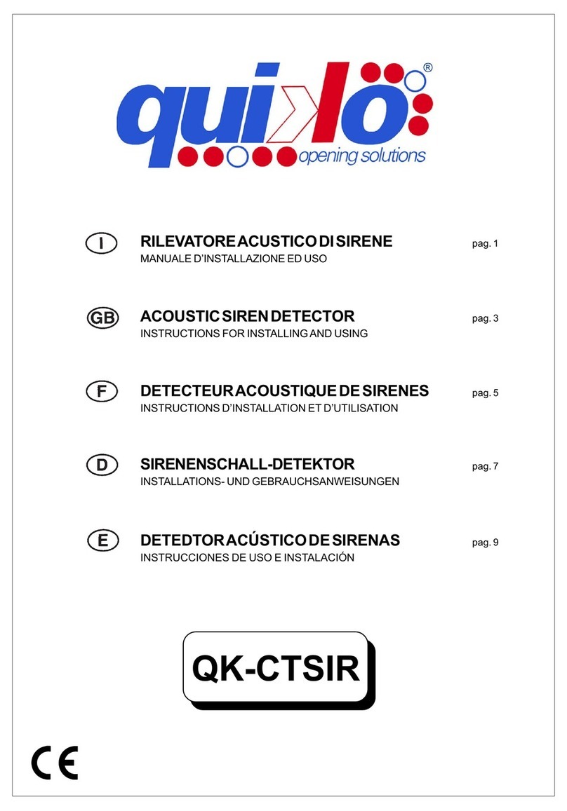 quiko QK-CTSIR Instructions for installing and using