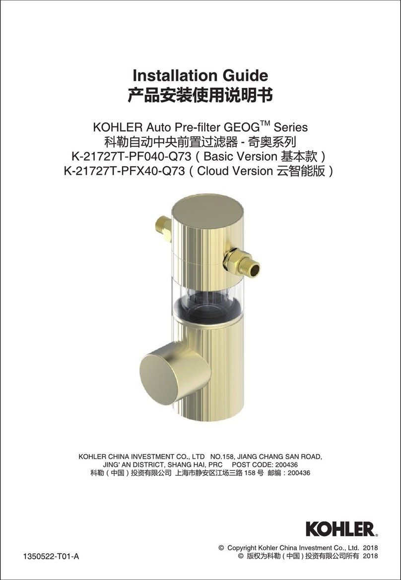 Kohler GEOG K-21727T-PF040-Q73 User manual Kohler GEOG K-21727T-PF040-Q73 User manual