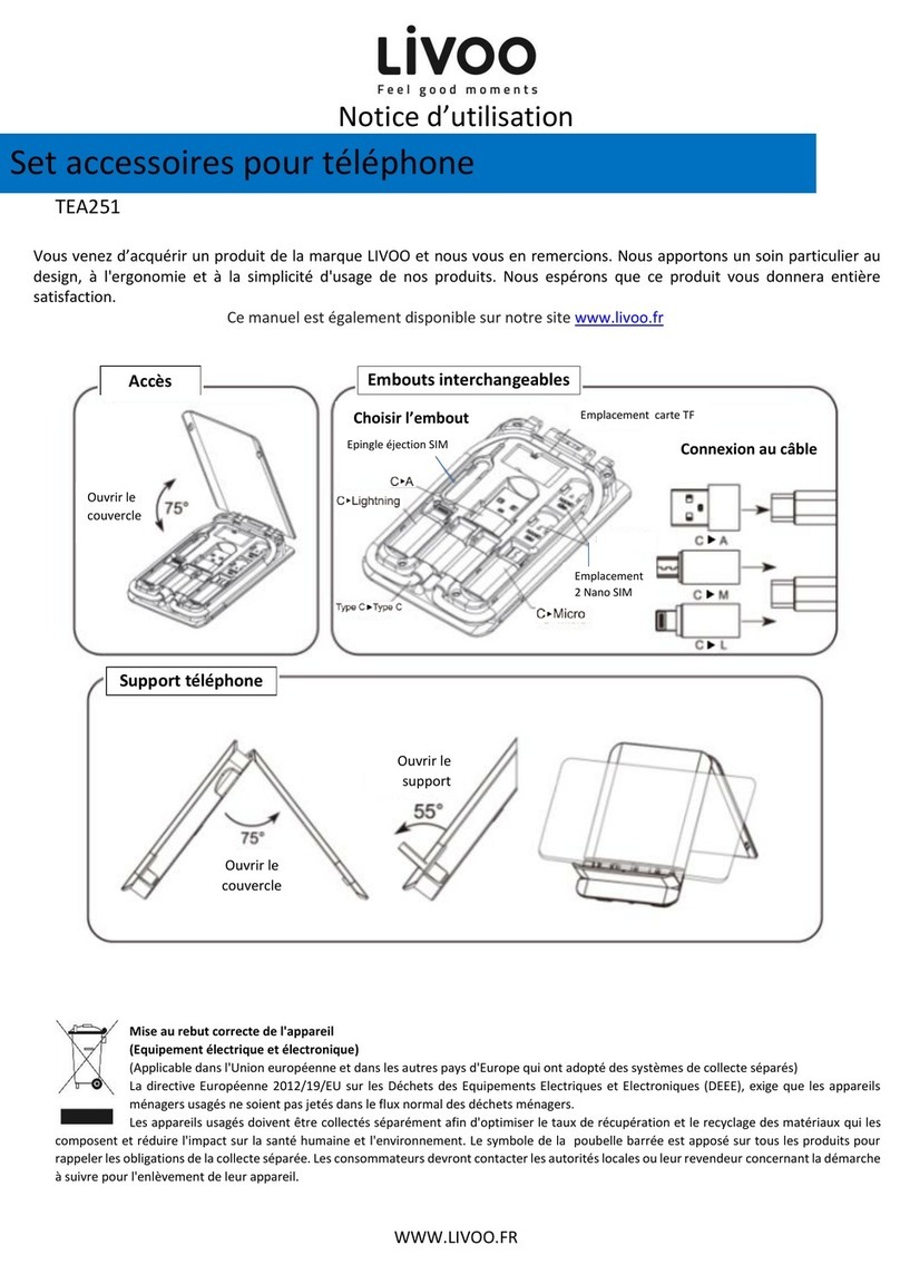 Livoo TEA251 User manual