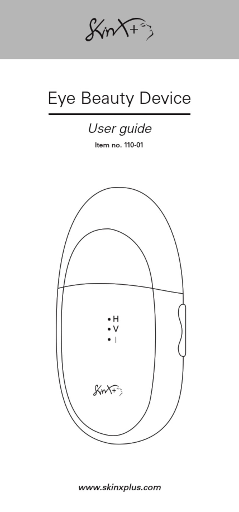 SkinX+ 110-01 user guide