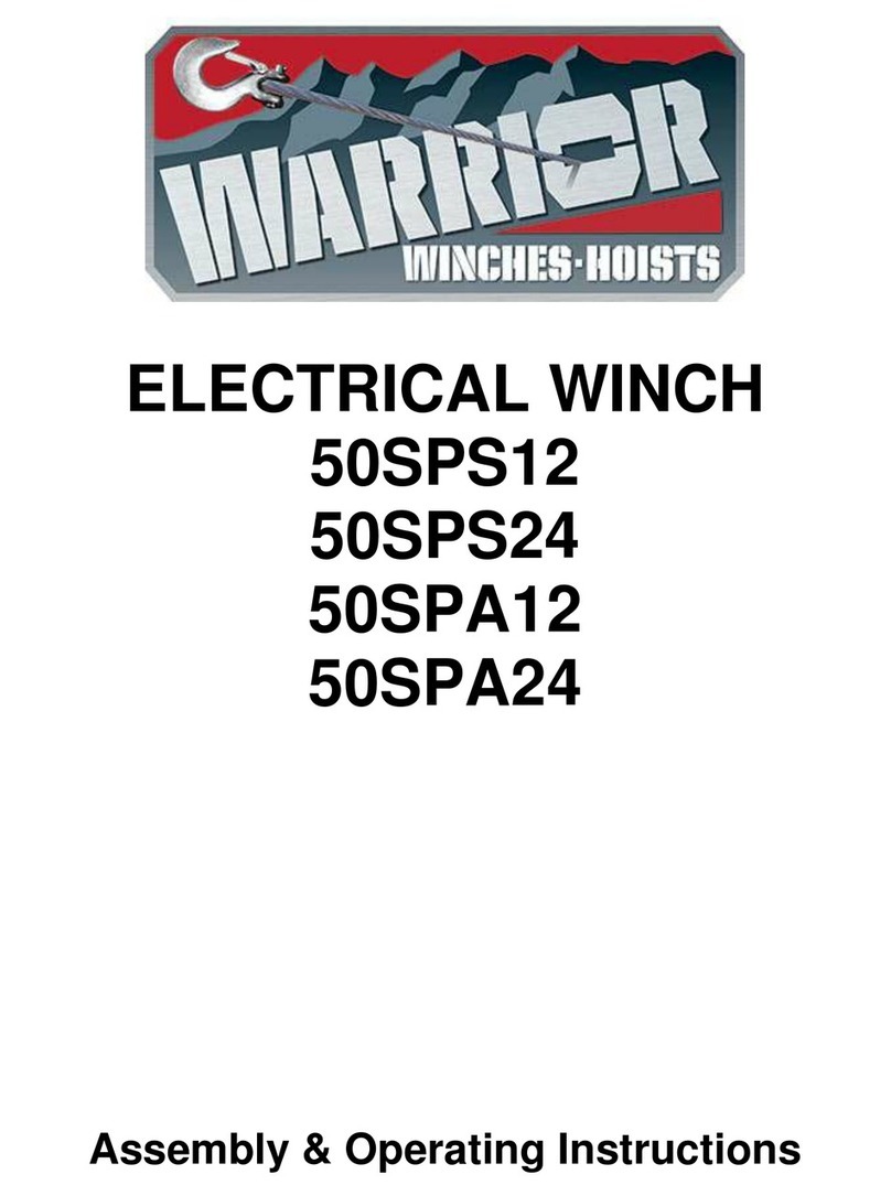 WARRIOR 50SPS12 Assembly & operating instructions
