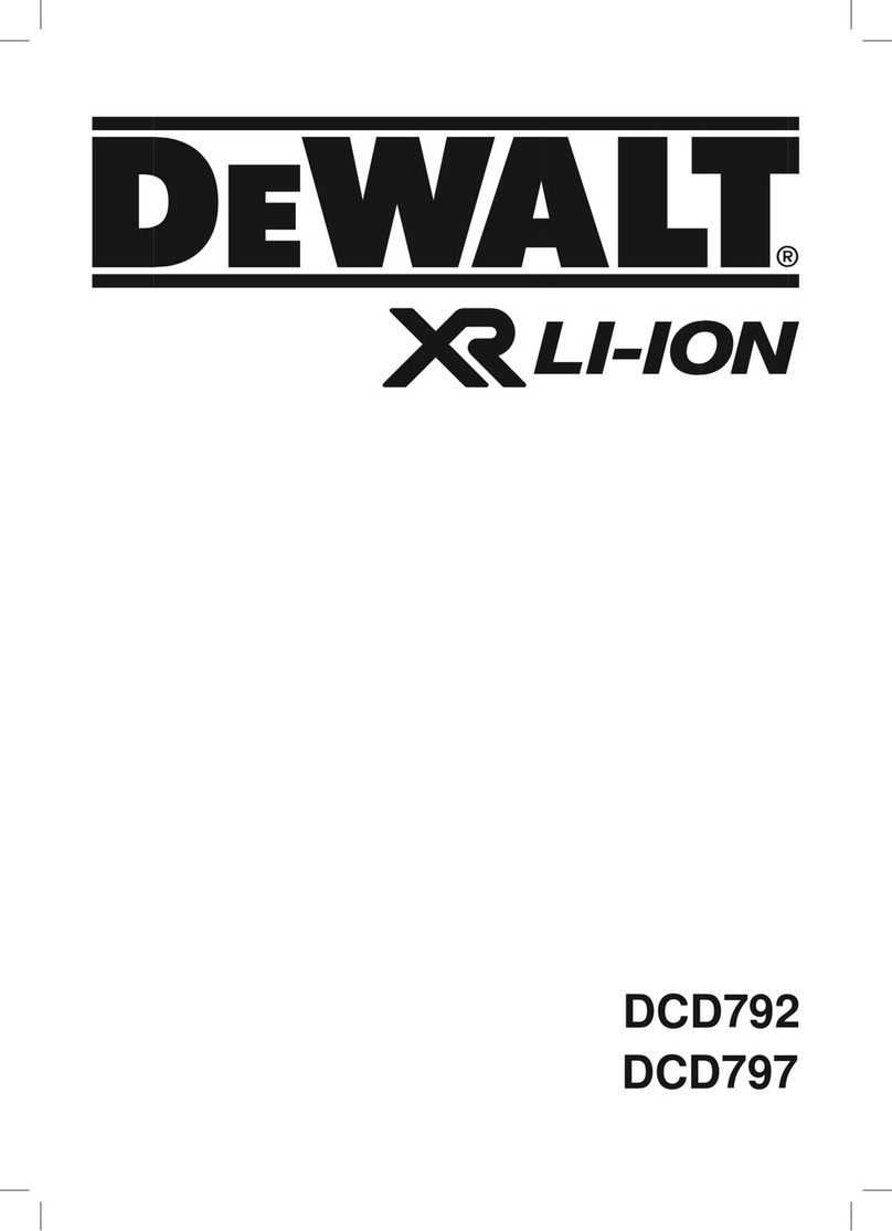 DeWalt DCD792 User manual