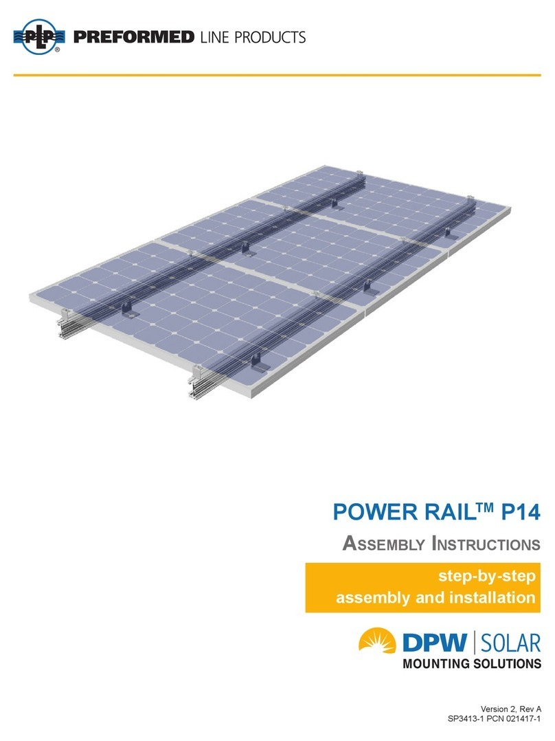 PREFORMED LINE PRODUCTS POWER RAIL P14 Assembly instructions