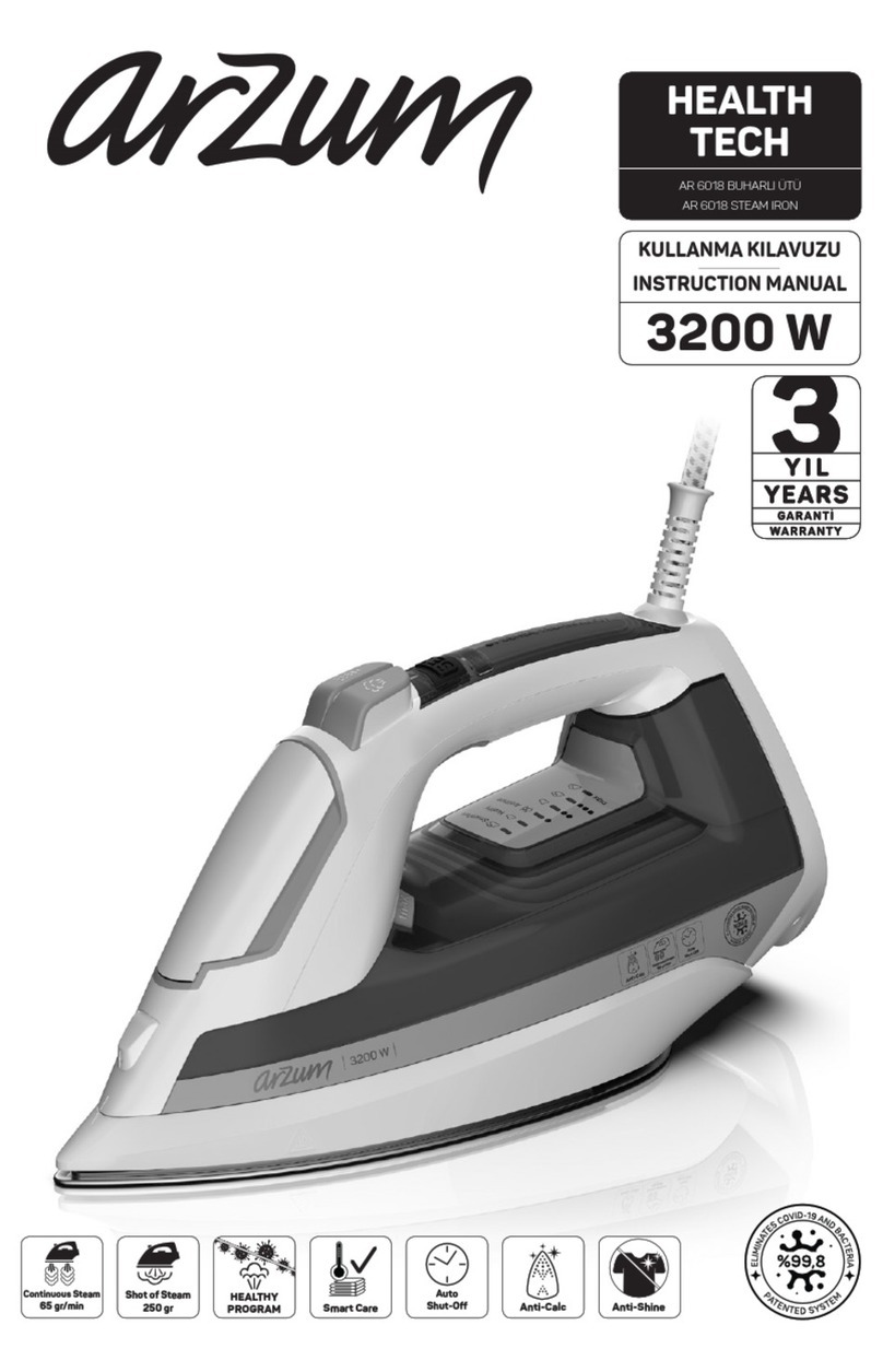 Arzum HEALTH TECH AR6018 user manual