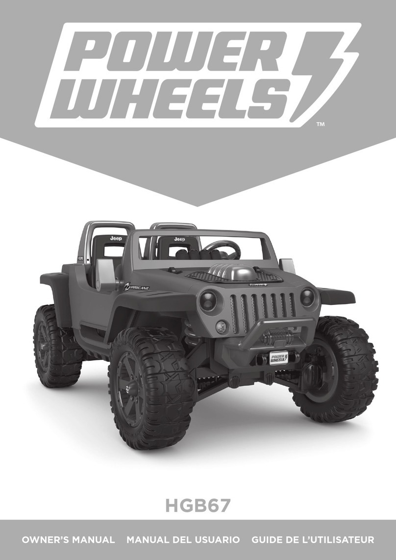 Power Wheels HGB67 User manual