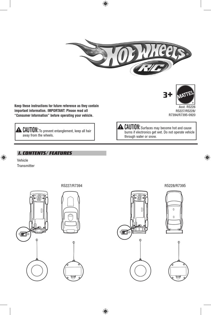 Mattel HOT WHEELS R5226 User manual