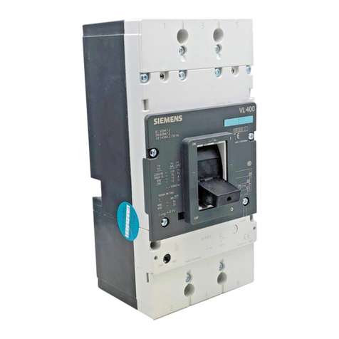 Siemens SENTRON VL400 operating instructions