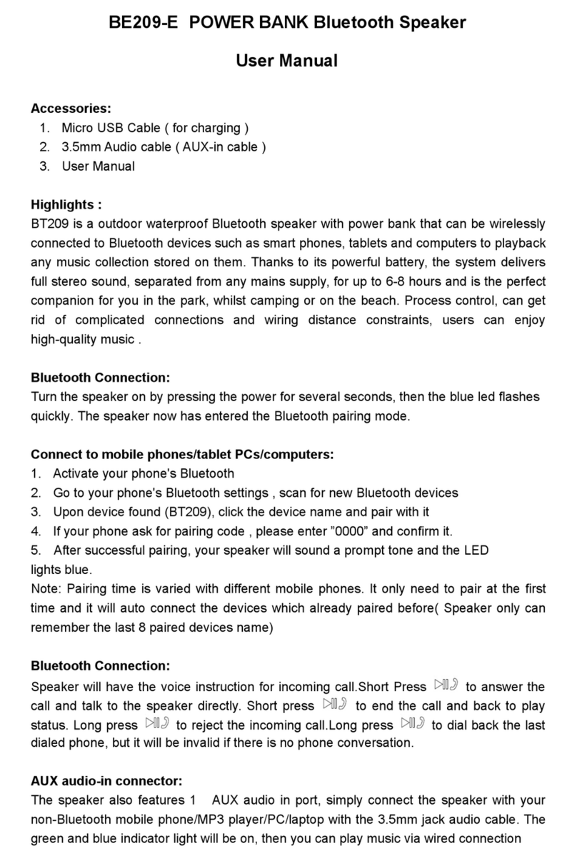 Weiking BE209-E user manual