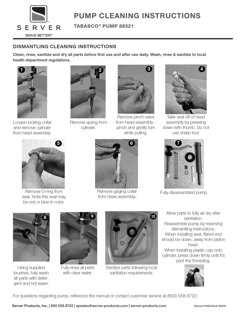 Server TABASCO 88521 Cleaning instructions