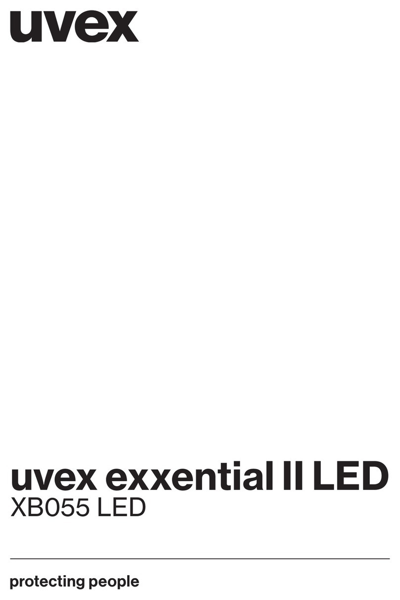 Uvex exxential II LED instructions