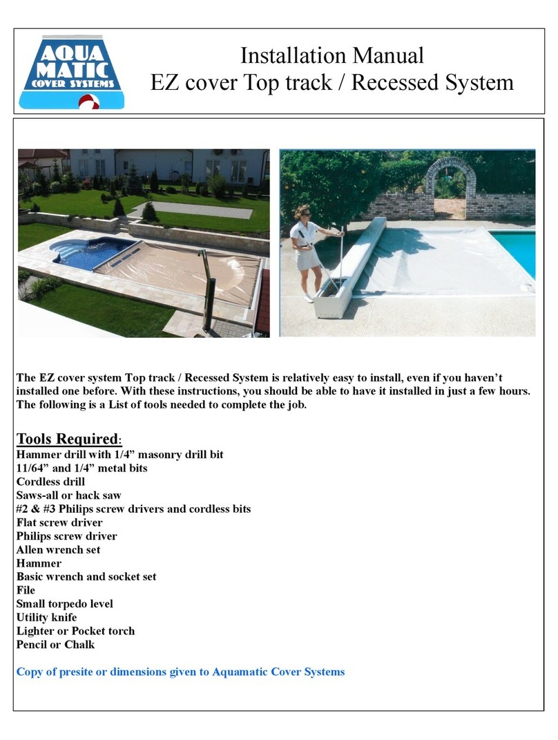 Aquamatic EZ Cover installation manual