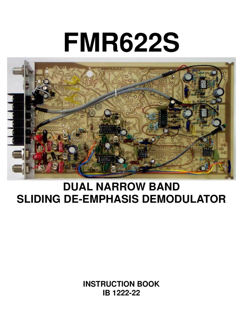 FM Systems FMR622S Instruction book