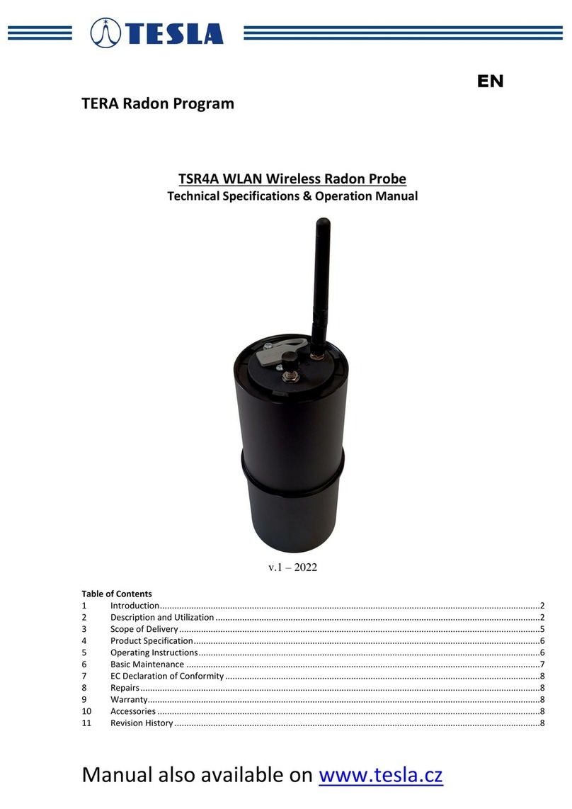 Tesla TSR4A Technical Specifications & Operation Manual