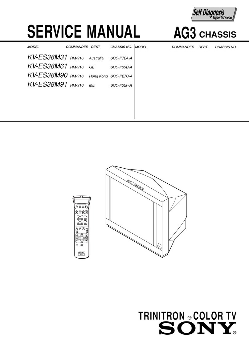 Sony TRINITRON KV-ES38M31 User manual