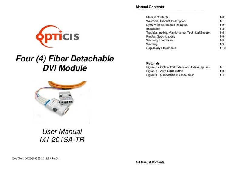 opticis M1-201SA User manual