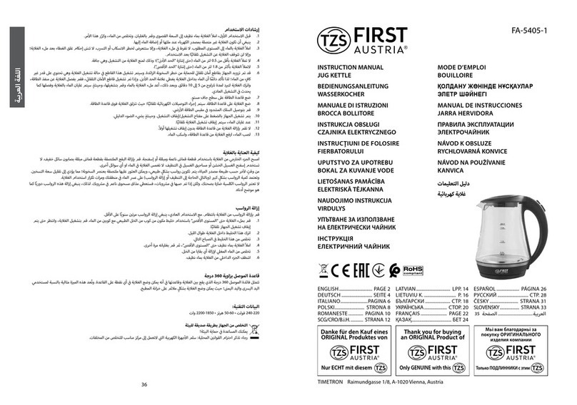 TZS First AUSTRIA FA-5405-1 instruction manual