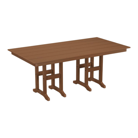 Polywood FDT3772 Assembly instructions