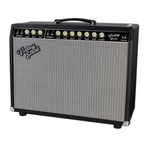 VINTAGE SOUND AMPS V40mvp manual