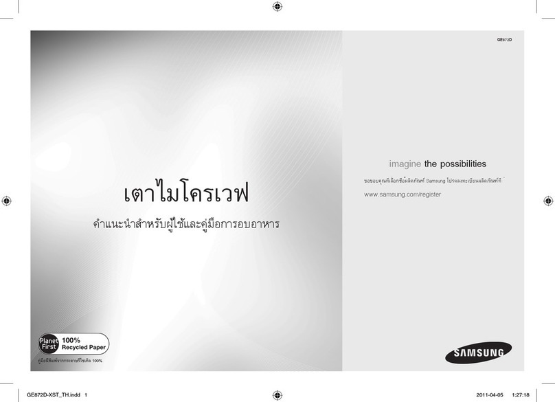 Samsung GE872D Manual