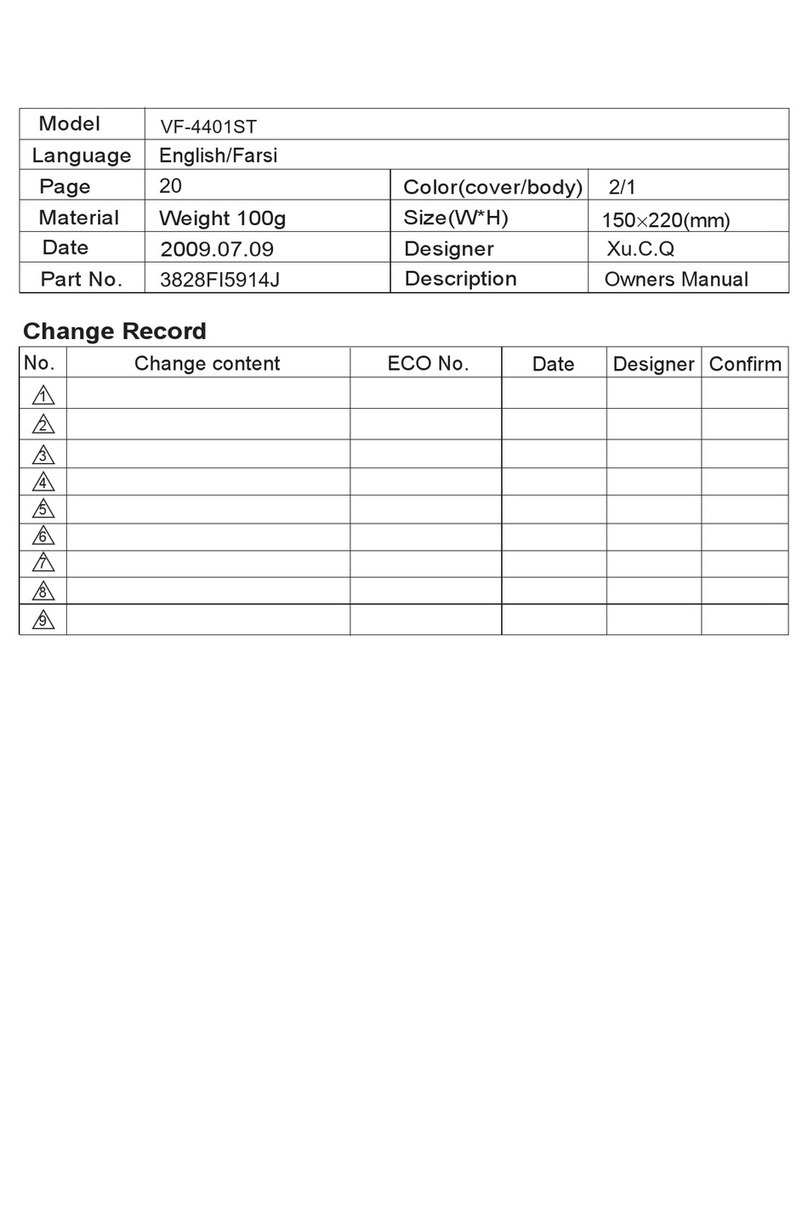 LG VF-4401ST User manual