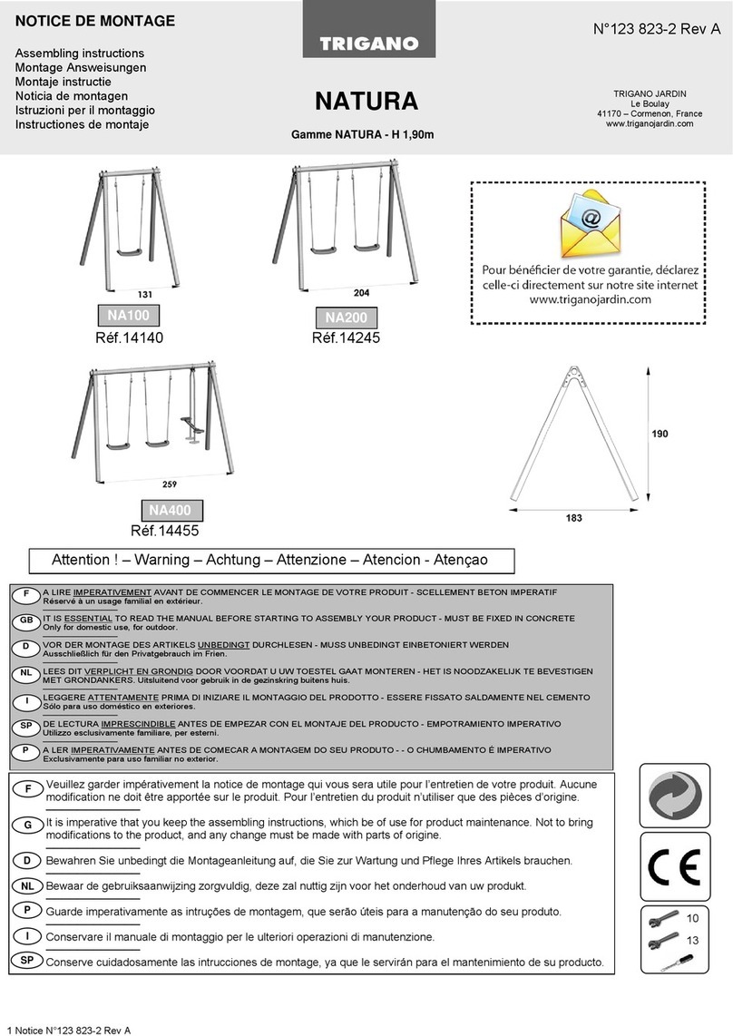 Trigano NATURA NA200 Assembling instructions
