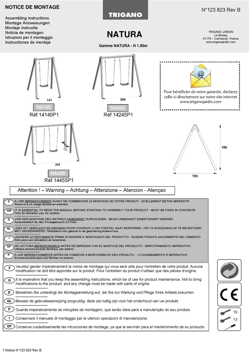Trigano NATURA NA100 Installation guide