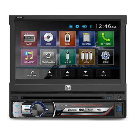 Dual Electronics Corporation DV715B Installation & owner's manual