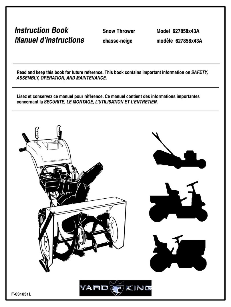YARD KING 627858x43A Instruction book