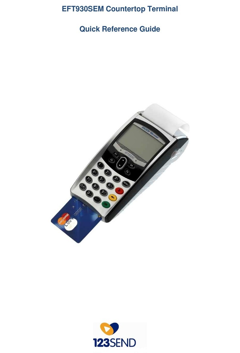 Sagem EFT930SEM Quick reference guide