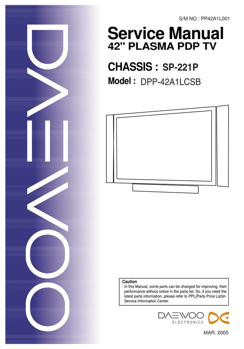 Daewoo DPP-42A1LCSB Service manual