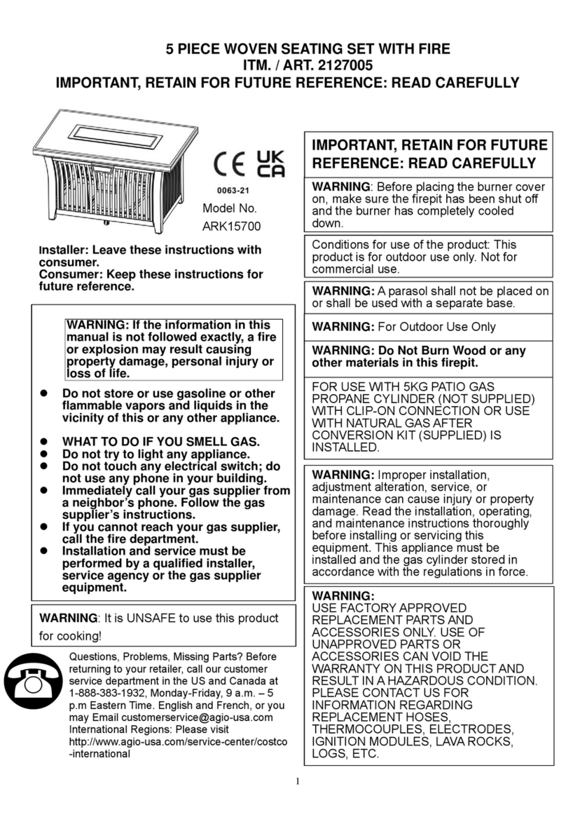 Agio ARK15700 manual